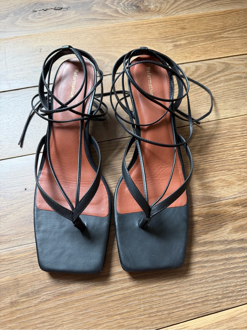 Reformation Selene lace up sandal